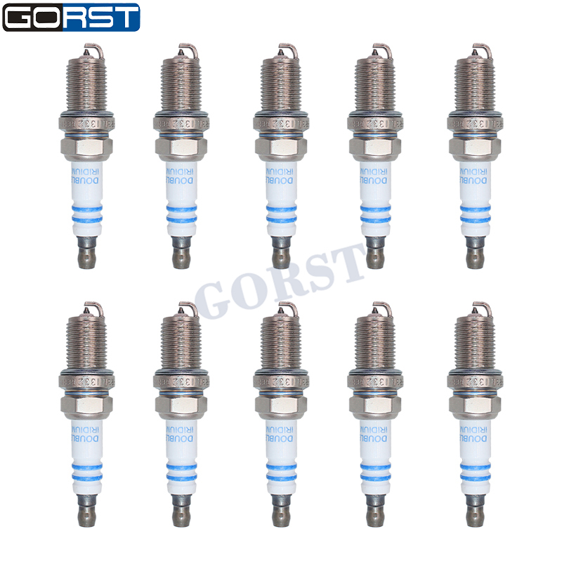 Bosch Spark Plug Iridium - 10 Peças Vela de Ignição Dupla